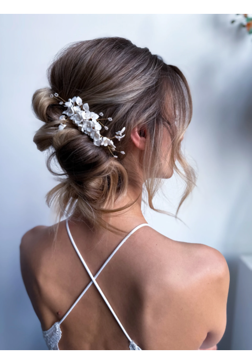Sally Jane Bridal Lizzie Haarkam Or ()