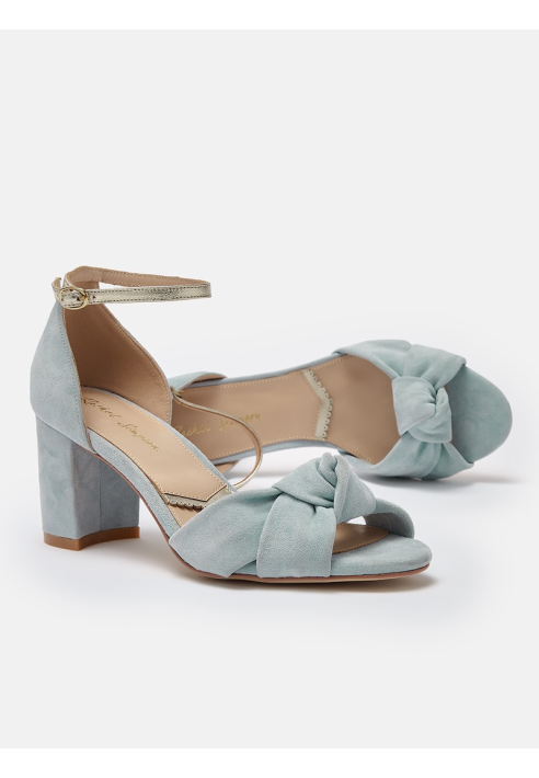 Rachel Simpson Minnie Chaussures de Mariée Bleu
