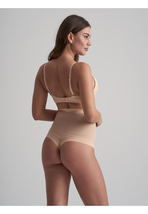 BYE BRA Powermesh Culotte Haute Beige