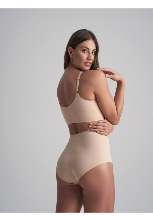 BYE BRA Sculpting Culotte Taille Moyenne Beige ()