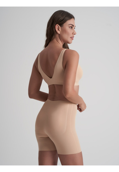BYE BRA Short Rembourré en beige