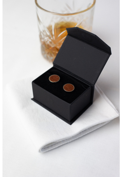 Abrazi C5-L-Brown Boutons de Manchette