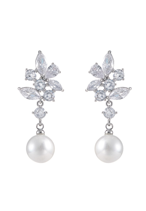 G. Westerleigh ER4149 Boucle d'Oreille Mariage Argent ()