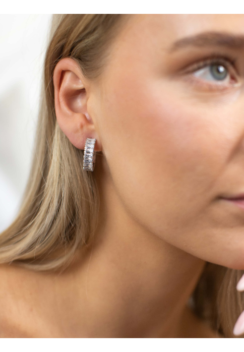 Abrazi Lauren Boucles d'Oreilles Argent