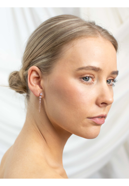 Abrazi Puck Boucles d'Oreilles Rose