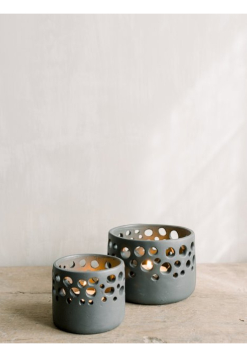 Leeff 18262 Timor S Porte-Bougies Gris ()