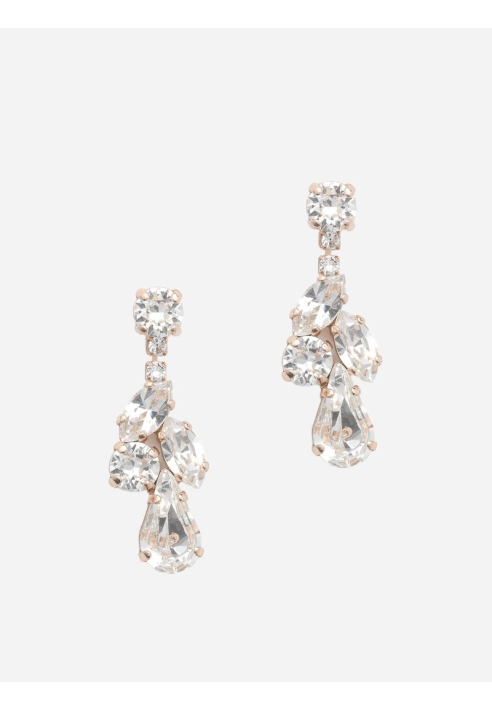 Abrazi Zoe Swarovski Boucle d'Oreille Rose