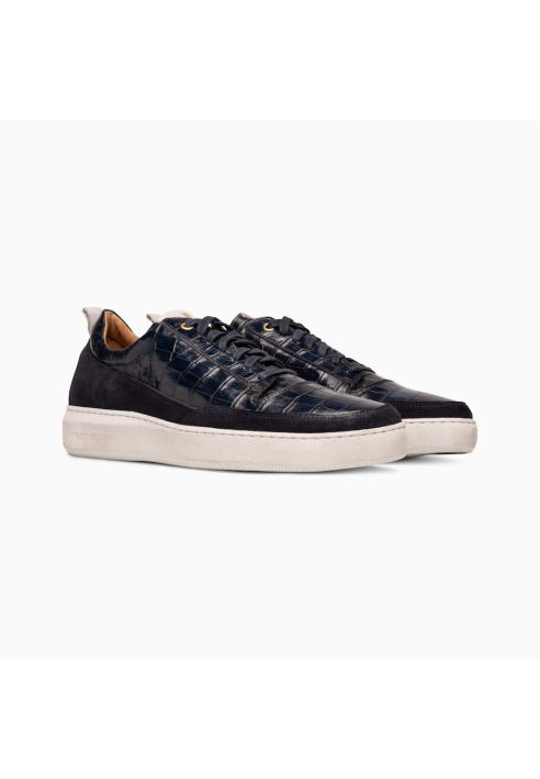 Paulo Bellini Rome Baskets Homme Mariage Blue Croco