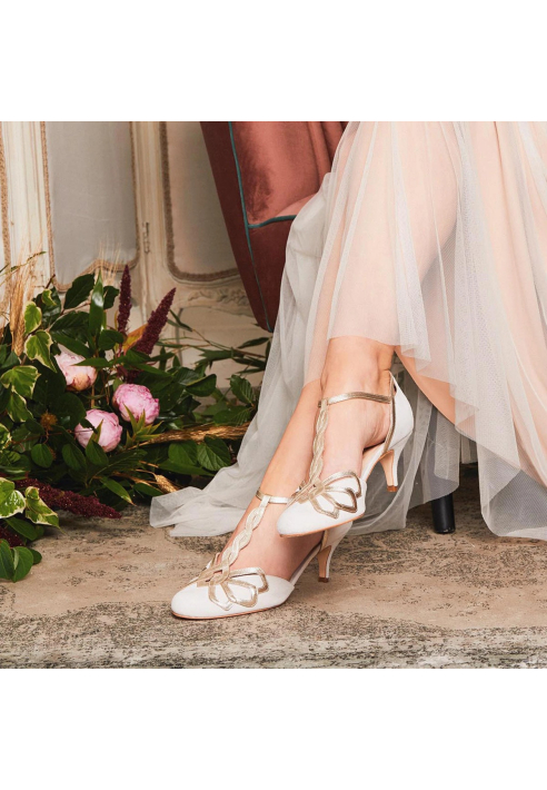 Rachel Simpson Rosita Ivoire Chaussures de mariée
