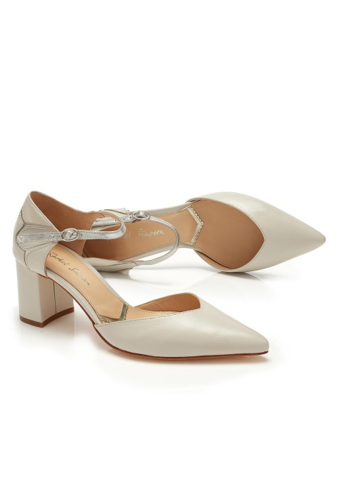 Rachel Simpson Charlie Chaussures Mariage Ivoire