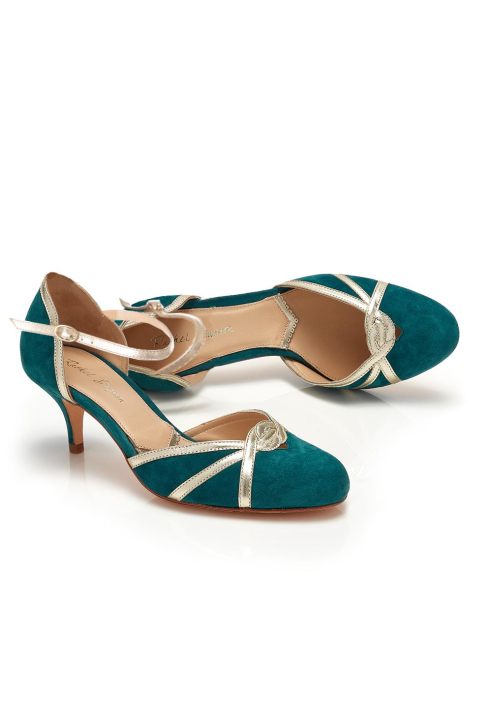 Rachel Simpson Luella Chaussures Mariage Sarcelle