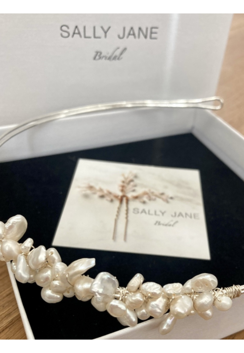 Sally Jane Bridal Sabrina Ornement de cheveux Argent