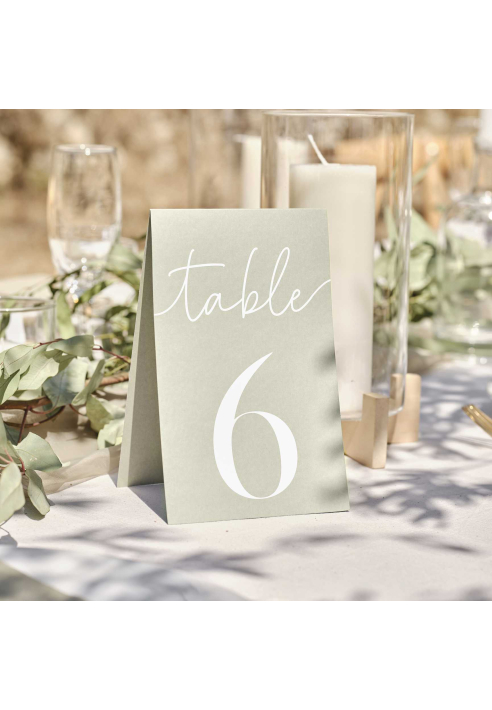 Ginger Ray SW-819 Numéros de Table 1-12 ()