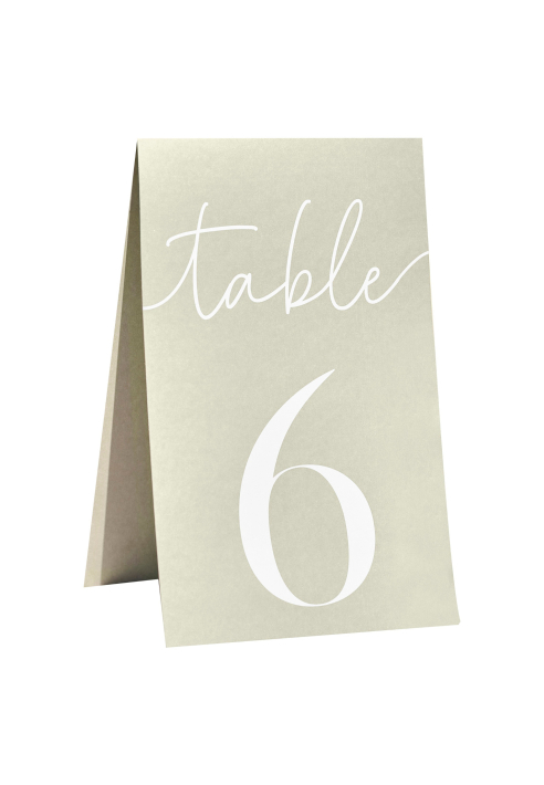 Ginger Ray SW-819 Numéros de Table 1-12