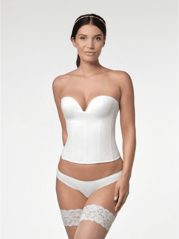 Poirier 18-300 Corset Seamless Ivoire main product photo