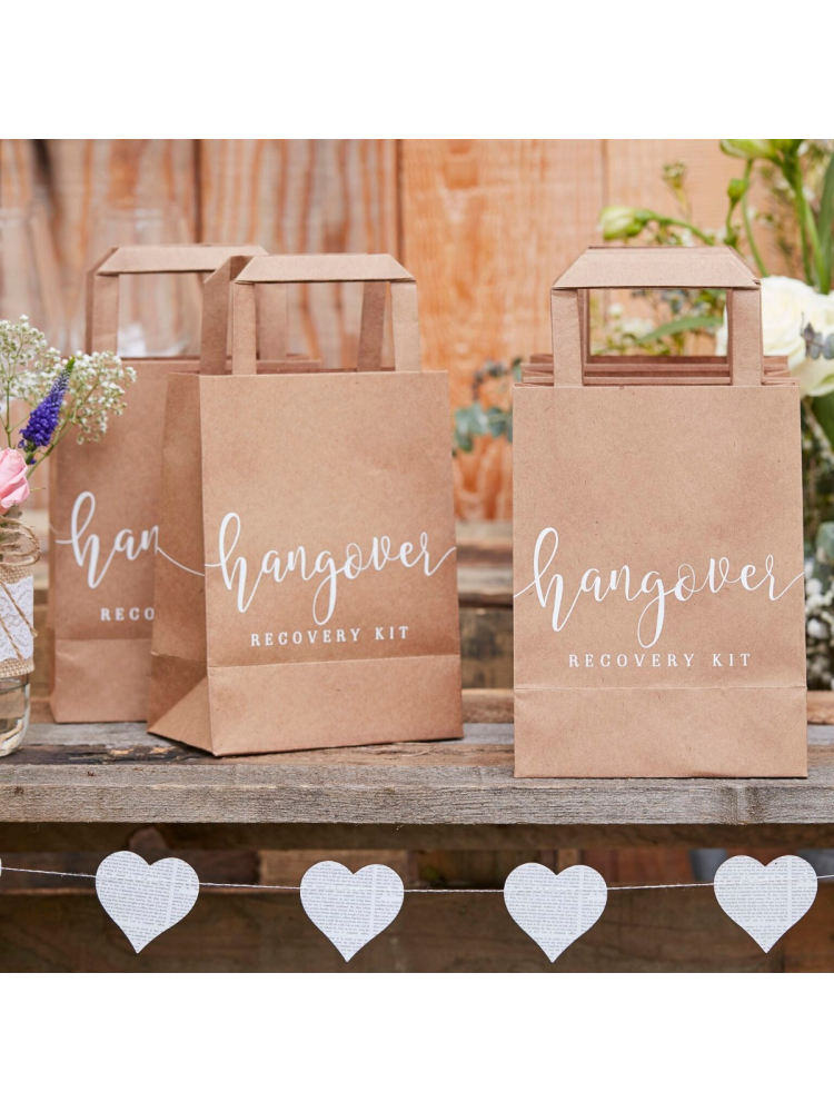 Ginger Ray CW-238 Rustic Country Hangover Recovery Kit Sacs main product photo