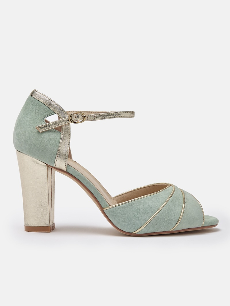Rachel Simpson Lauren Chaussures de Mariée Vert Menthe main product photo