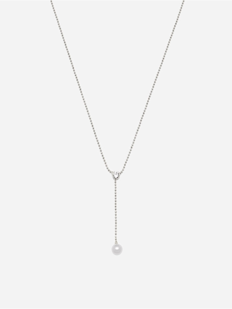 Abrazi Lovey Perle Collier Argent main product photo