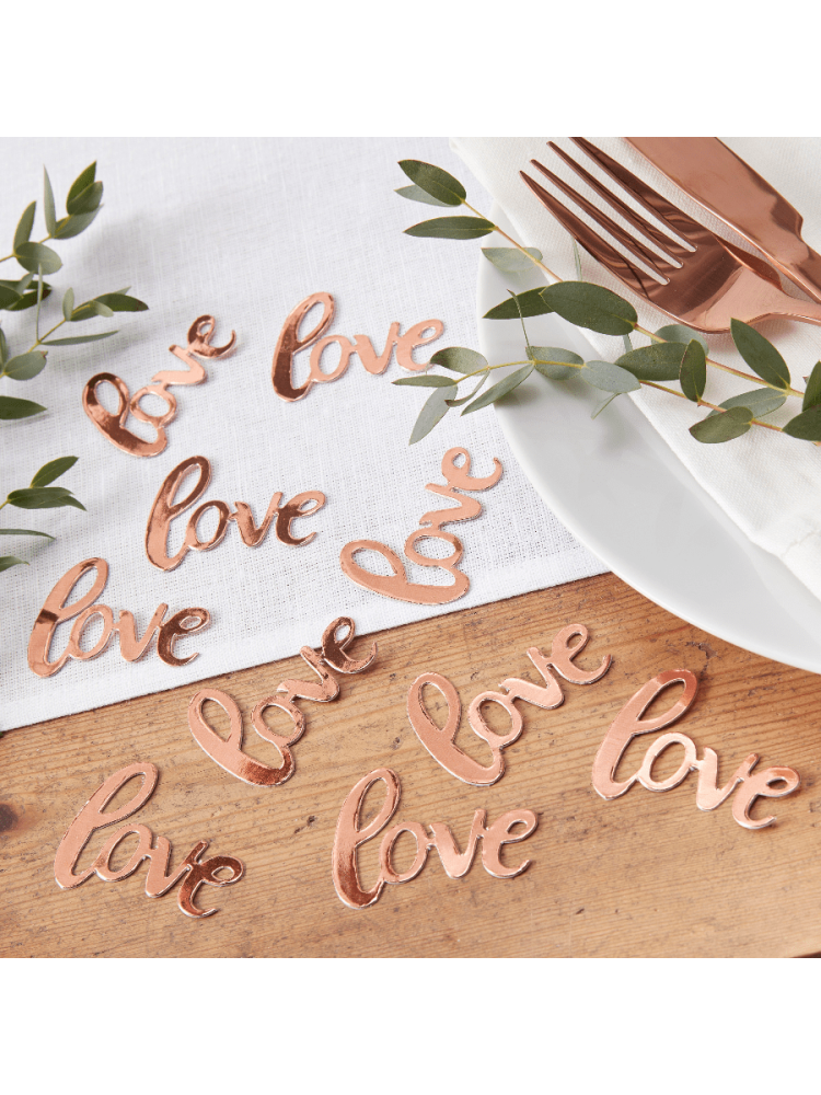 Ginger Ray BB-319 Beautiful Botanics Love Mariage Confetti Or Rose main product photo