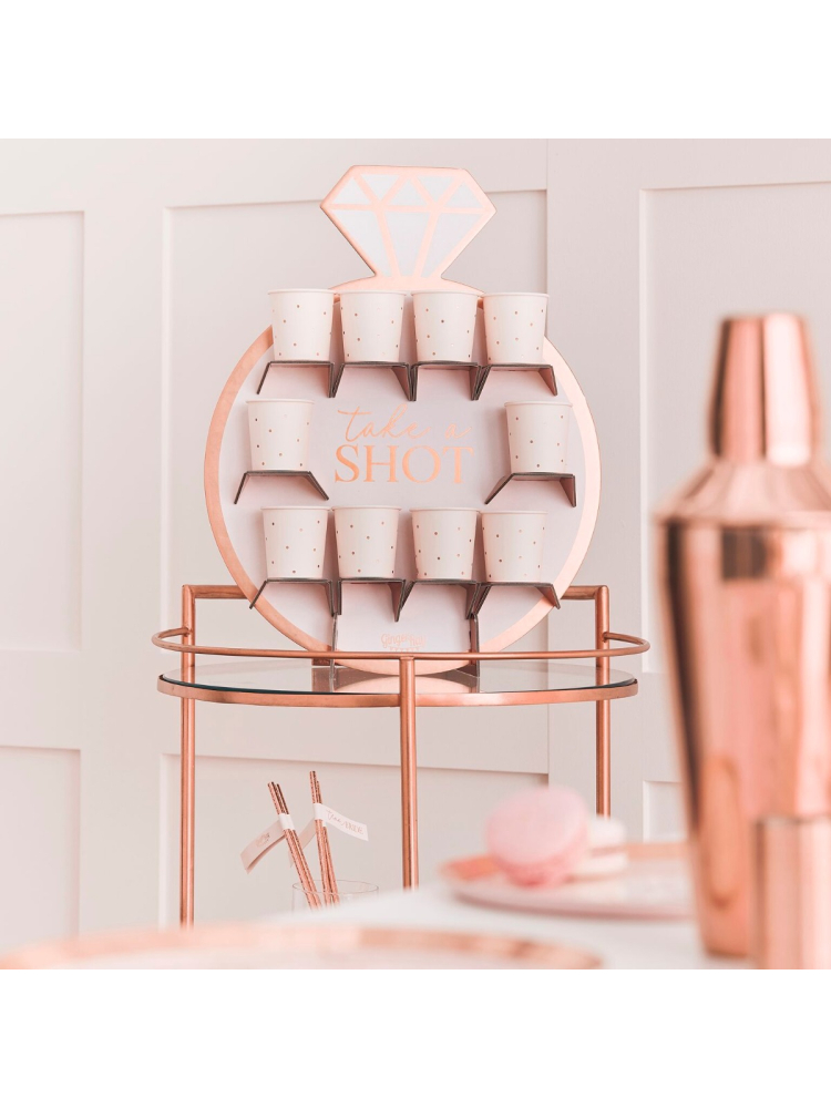 Ginger Ray HN-814 Blush Hen Shot Mur main product photo