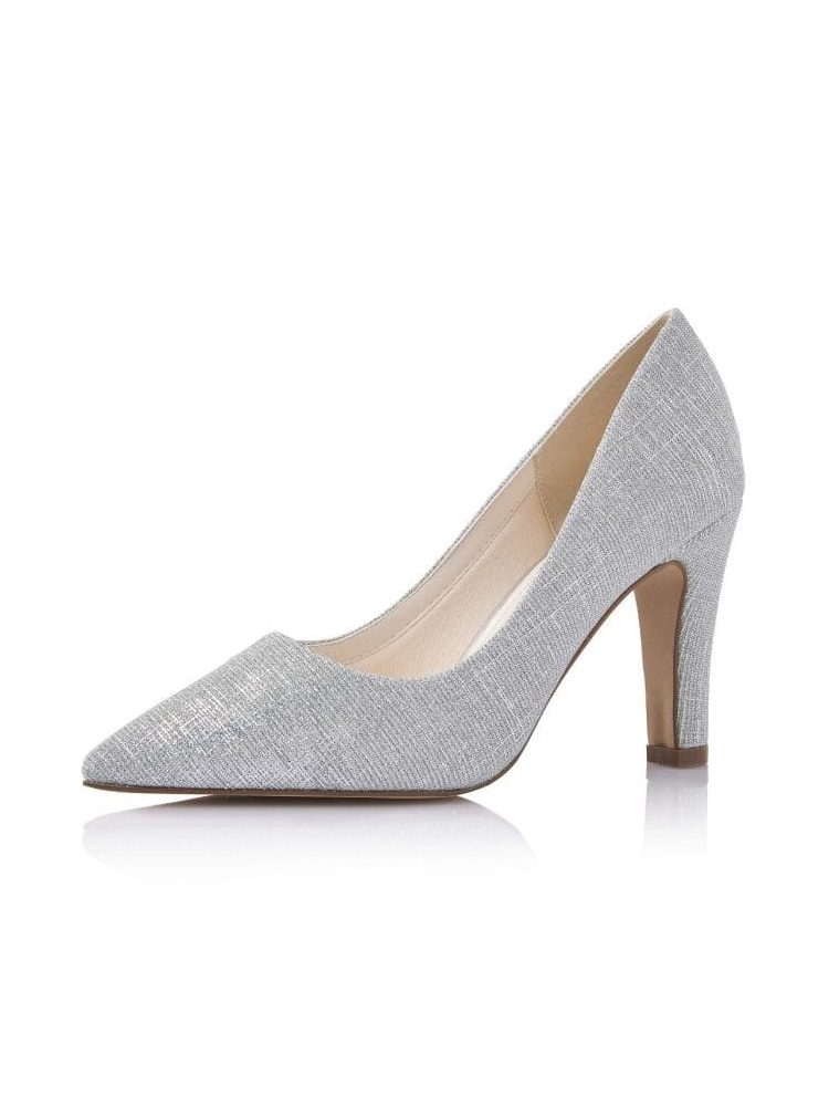 Rainbow Club Fera Argent Métallique Chaussures Mariage main product photo
