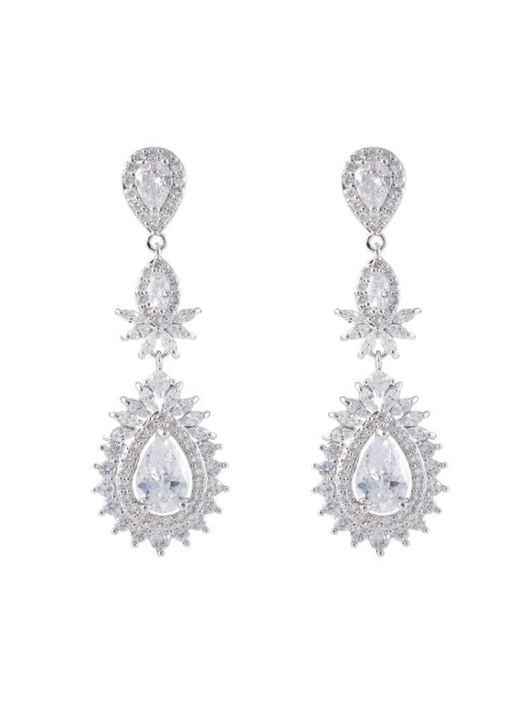 G. Westerleigh ER4155 Boucle d'Oreille Mariage main product photo