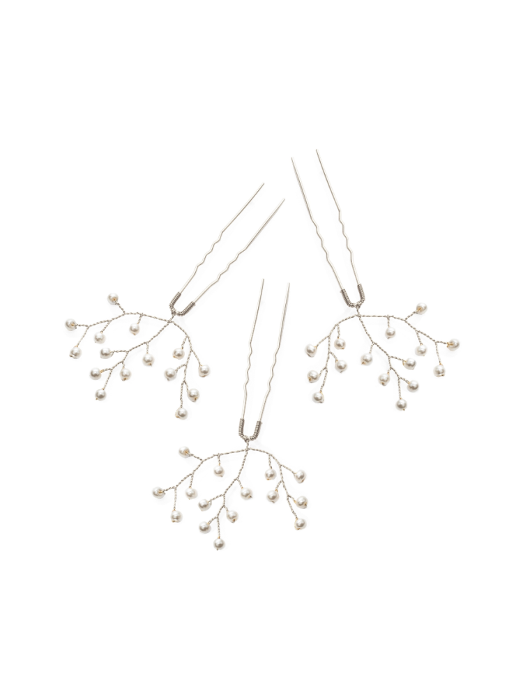 Abrazi Emma Épingles à Cheveux Argent main product photo