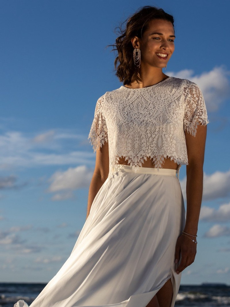 Novias Elise Boléro en dentelle main product photo
