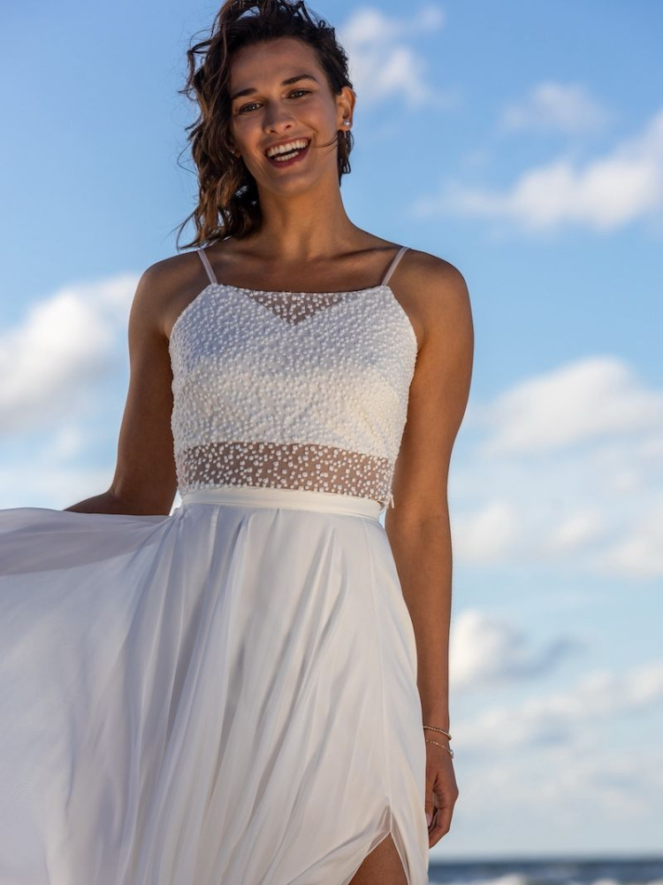 Novias Emily Boléro en dentelle main product photo