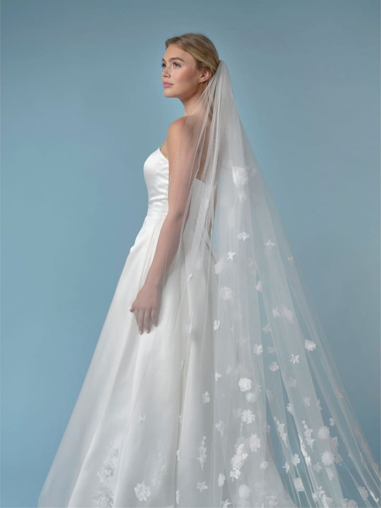 Poirier S422-350-MED Voile 3D Fleurs - 350 cm main product photo