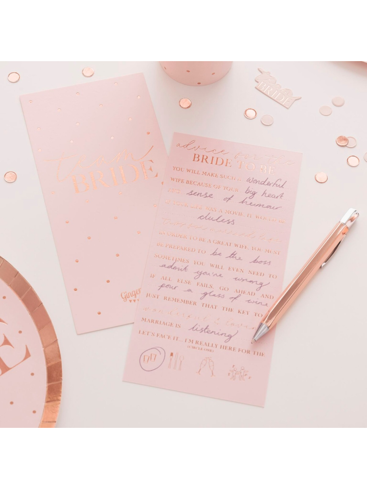 Ginger Ray HN-835 Blush Hen Cartes de Conseil main product photo