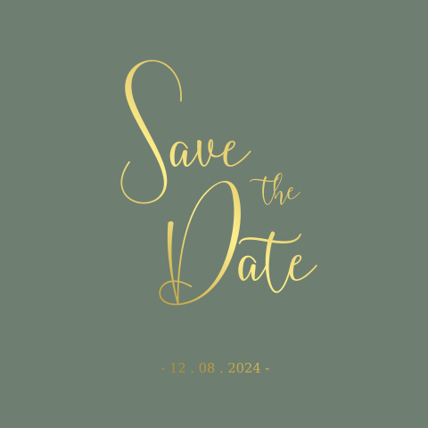 Save the date carte